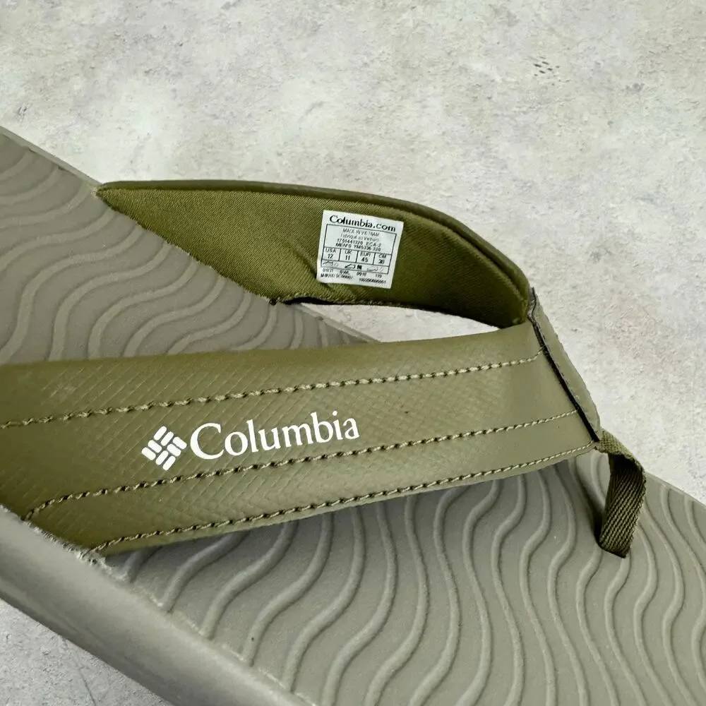 Columbia Techsun Vent Flip Men's Size 12 Green Sandal NEW